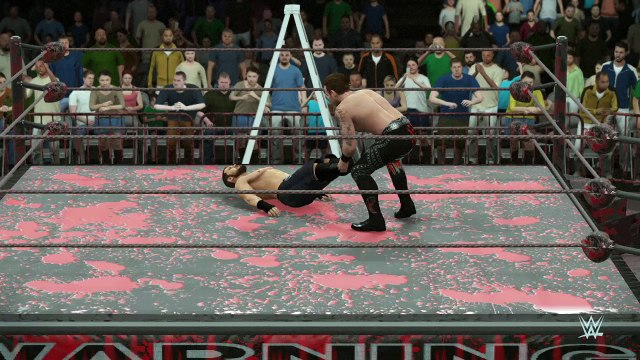 WWE 2K16 heath slater v curtis axel