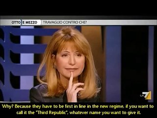 Marco Travaglio (English Subtitles) - Otto e Mezzo, La7 - 12 - 23 - 2011