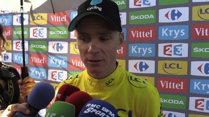Froome : "Mon équipe a fait un très bon travail"