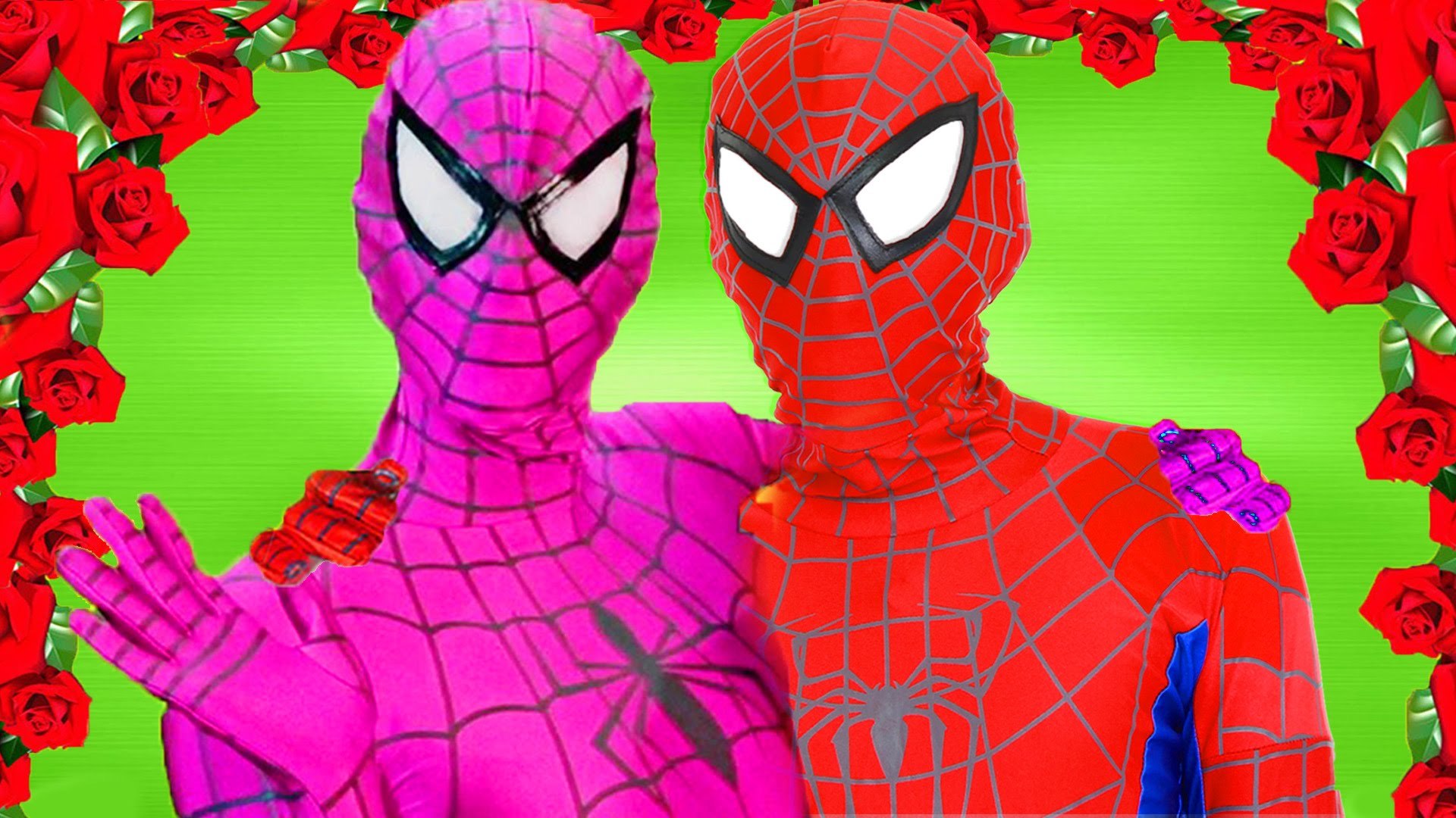 Spiderman & Pink Spidergirl in Real Life ! Spiderman & Frozen Elsa vs Joker  ! Superhero In Real Life - 動画 Dailymotion