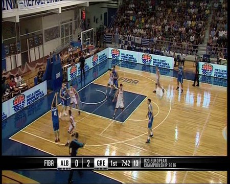 Ευρωμπάσκετ Νέων: Ελλάδα-Αλβανία 97-35