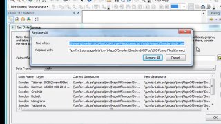 Set data source in a Catalog window in ArcMap 10