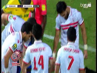 . إصابة مروعة للاعب الزمالك في لقاء صن داونز