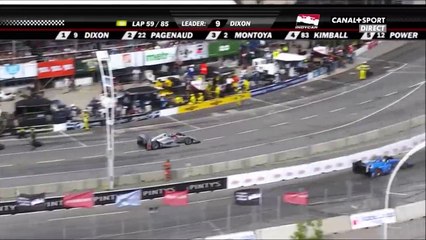 IndyCar 2016 Toronto Newgarden Crashes