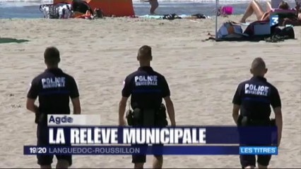 CAP D'AGDE - LA GRANDE MOTTE - 2016 - " LA MER , LE SOLEIL ..ET LES FUSILS D'ASSAUT ..Sur FRANCE 3