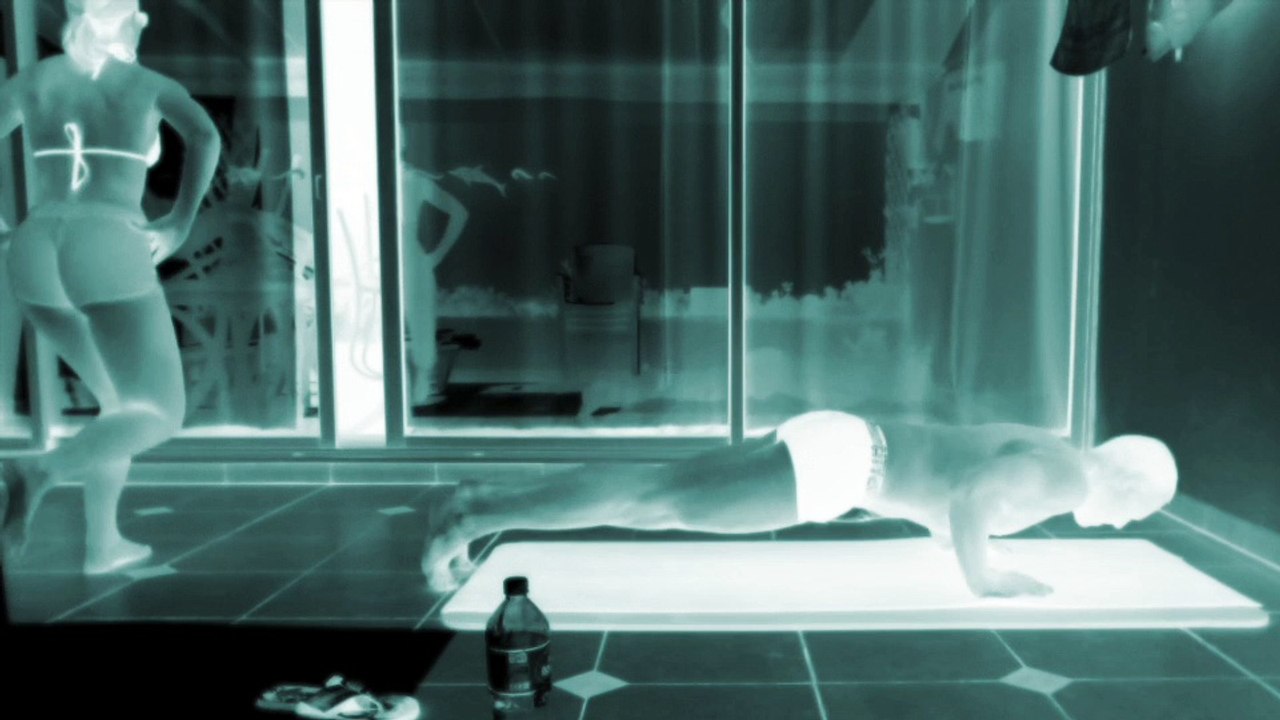 Exercices matinaux de réveil musculaire à Bandol juillet 2016 (2) version X-RAY