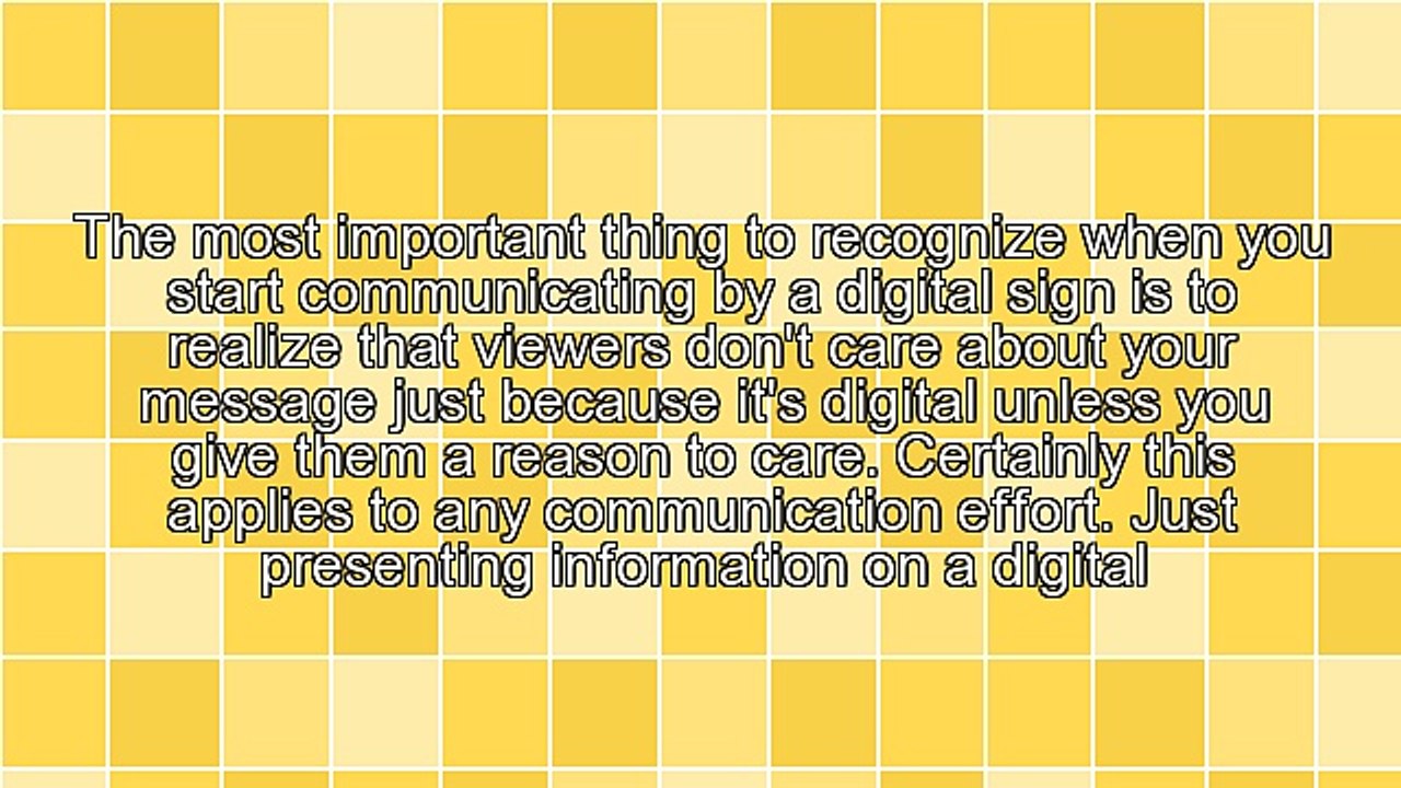 Digital signage strategy for newbies