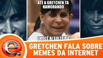 Gretchen fala sobre memes da internet