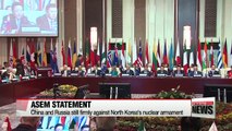 China and Russia still strongly against N. Korean nukes