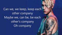 Justin Bieber - Company (Lyrics) HD