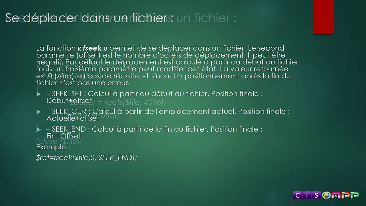 Formation a l'integration video 16 - initiation au PHP partie 4 (1)