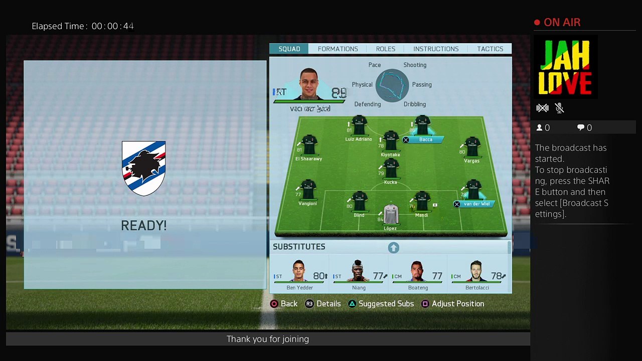 Mociòn's Live PS4 Broadcast - Portugal Liga NOS Career Mode - SL Benfica. x3 Games (47)