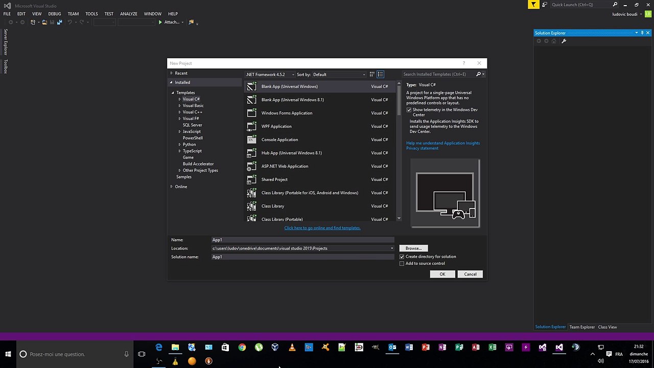Formation a l'integration video 22a - presentation rapide de Visual Studio