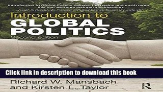 Download Introduction to Global Politics  PDF Free
