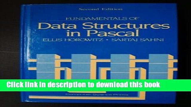 Read Fundamentals of Data Structures in Pascal Ebook Free