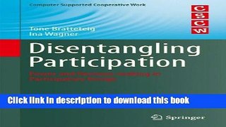 Download Disentangling Participation: Power and Decision-making in Participatory Design (Computer