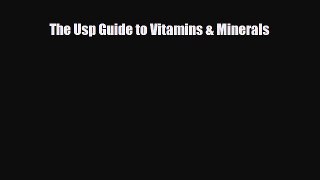 Download The Usp Guide to Vitamins & Minerals PDF Online