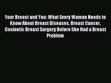 Read Your Breast and You: What Every Woman Needs to Know About Breast Diseases Breast Cancer