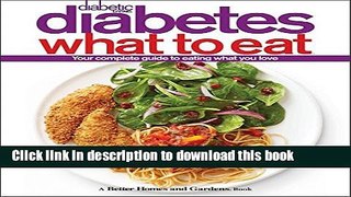 Read Diabetic Living Diabetes What to Eat  Ebook Free