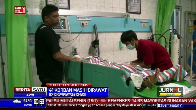 Puluhan Korban Luka Tabrakan Maut di Batang Masih Dirawat