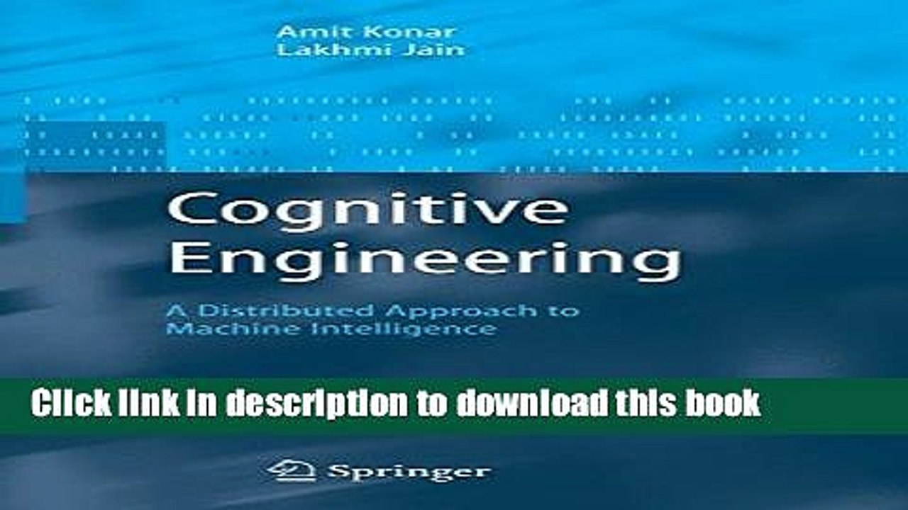 Read Cognitive Engineering: A Distributed Approach to Machine Intelligence (Advanced Information
