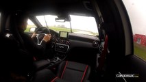 Un tour embarqué du circuit de la Ferté Gaucher à bord de la Mercedes A45 AMG aux mains de Soheil Ayari