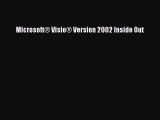 READ book  Microsoft® Visio® Version 2002 Inside Out  Full E-Book