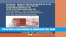 Read DNA Microarrays and Related Genomics Techniques: Design, Analysis, and Interpretation of