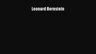 [PDF] Leonard Bernstein Read Full Ebook