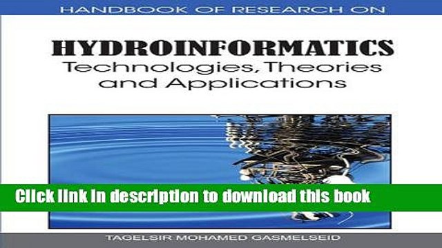 Read Handbook of Research on Hydroinformatics: Technologies, Theories and Applications Ebook Free