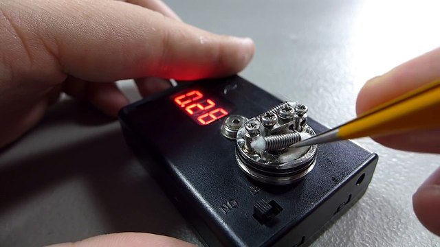 0.28 Ohms Dual Coil Build Using 5/64 Rod & 22 AWG Kanthal A1 Resistance Wire