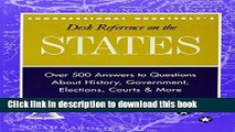 Read CQ s Desk Reference On the States: Over 500 Answers To Questions About the History,