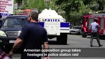 Armenia opposition group takes hostages in police station raid