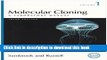 Read Molecular Cloning: A Laboratory Manual, Third Edition (3 volume set) Ebook Free