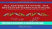 Read Algorithms in Bioinformatics: A Practical Introduction (Chapman   Hall/CRC Mathematical and