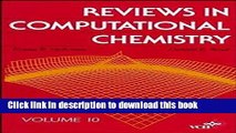 [PDF] Reviews in Computational Chemistry, Volume 9 Read Full Ebook