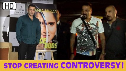 "Salman Khan Is My Younger Brother Stop Creating Controversy" - Sanjay Dutt