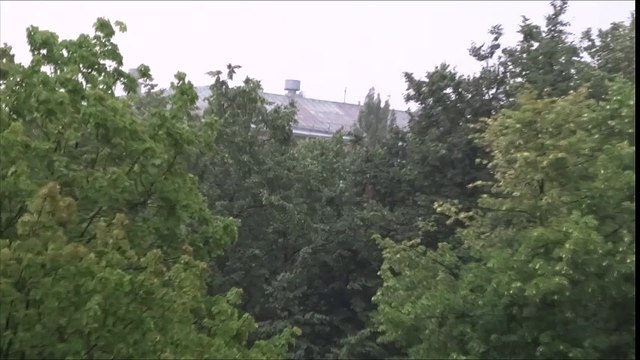 Ливень в Москве 18 июля 2016