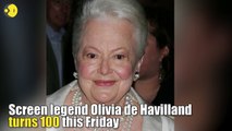 Golden age Hollywood starlet Olivia de Havilland turns 100
