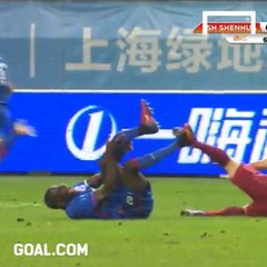 Horrendous leg-break for Demba Ba
