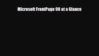 READ book Microsoft FrontPage 98 at a Glance#  BOOK ONLINE