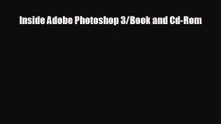 FREE PDF Inside Adobe Photoshop 3/Book and Cd-Rom#  BOOK ONLINE