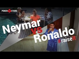 Neymar Jr vs Ronaldo - Drone Life Hacks #RaiseIt