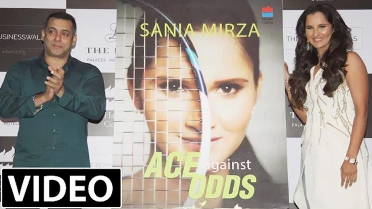 Salman Khan Launches Sania Mirza Autobiography 'Ace against Odds'