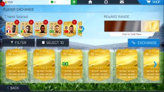 EPIC TOTT PLAYER EXCHANGE AND PACK OPENING! FIFA 16 Mobile