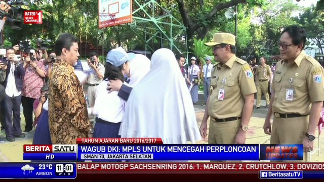 Wagub Djarot Adanya MPLS Menghapus Kekerasan di Sekolah
