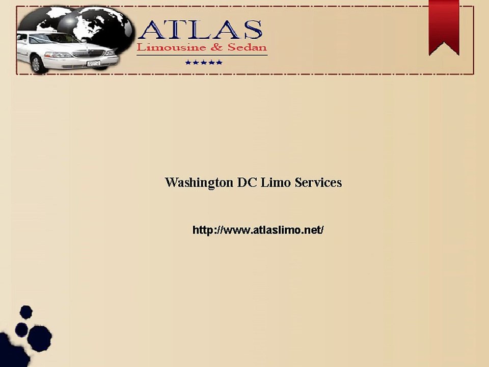 Washington DC Wedding Limo