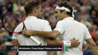 Wimbledon Roger Federer Wins Over Marcus Willis