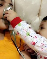 Lucunya Arsy Addara Sama Bunda Ashanty Maen Alat Uap Pernafasan