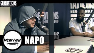 Napo - Interview (Live des studios de Generations)